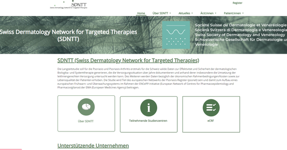 Screenshot of SDNTT website